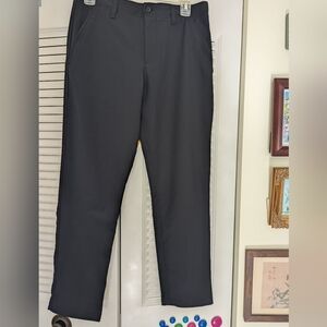 New With Tags Under Armour Boys Black Chinos